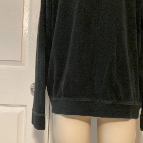 Koret Sport Black Velour Vintage Full Zip Jacket M - Picture 8 of 16